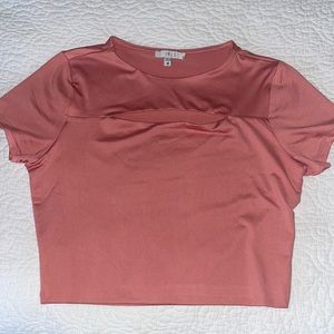 Pink Crop Top